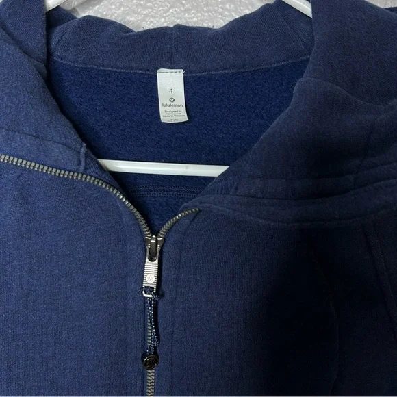 LULULEMON SCUBA HOODIE HEATHERED HERO BLUE JACKET - Picture 5 of 9